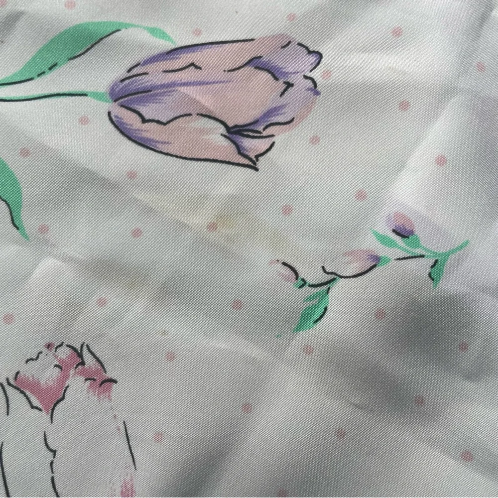 Vintage Floral Scarf